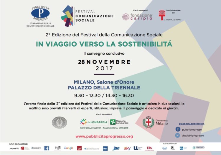 Festival della Comunicazione Sociale 2° edizione:  In viaggio verso la sostenibilità