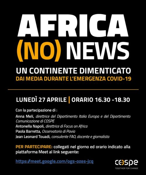 Africa (no) news. Un continente dimenticato dai media durante l’emergenza Covid-19