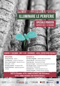 Presentazione del 4° rapporto Illuminare le Periferie – Speciale Povertà