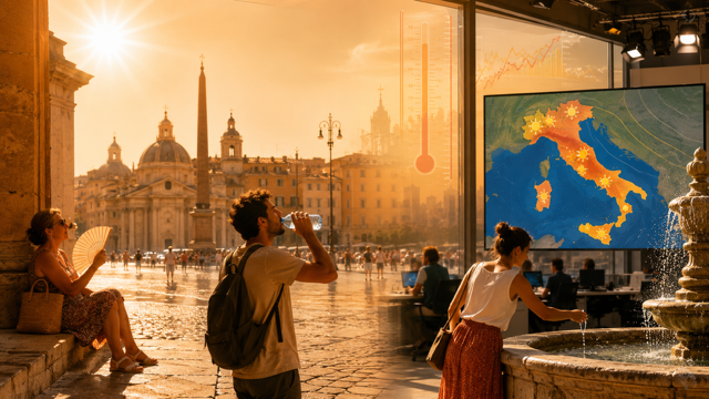 Caldo record di maggio: nei TG italiani la crisi climatica resta sullo sfondo Caldo record di maggio: nei TG italiani la crisi climatica resta sullo sfondo