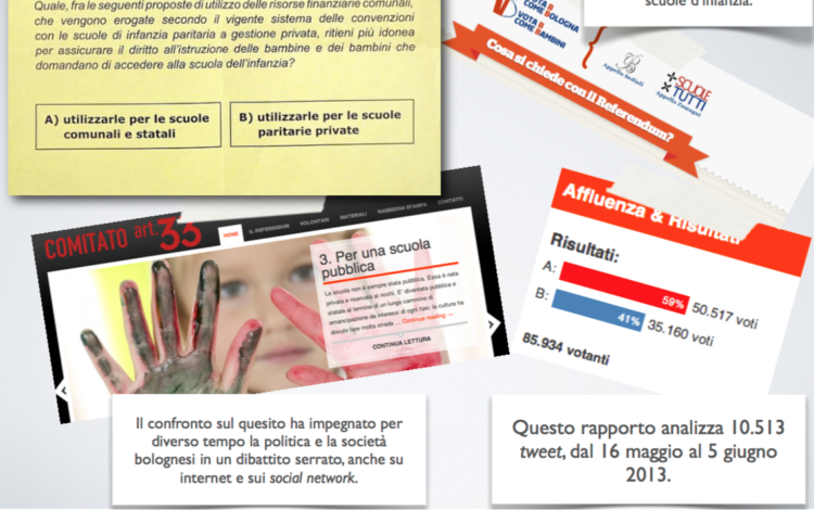 Referendum scuole d’infanzia a Bologna: analisi dei tweet